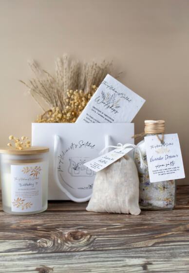 Bespoke Spa Box Workshop: Candle, Bath Salts and Tea Class