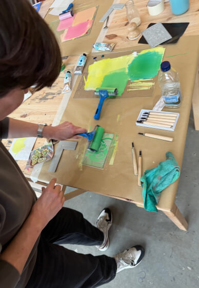 Beyond Basics: Full-Day Lino Reduction Printing Retreat Workshop
