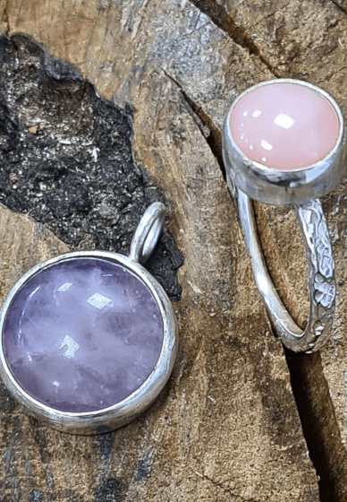 Bezel Set Silver Ring Workshop