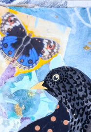 Bird Art Collage and Mixed Media Workshop