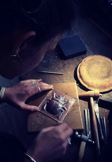 Blacksmithing Class: The Art of Chasing and Repoussé