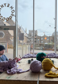 Blanket Arm Knitting Workshop