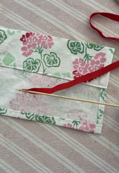 Block Print a Lampshade Skirt Workshop