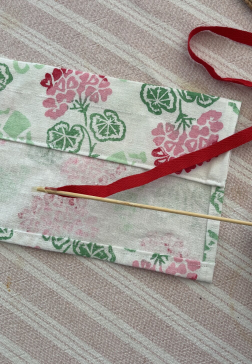 Block Print a Lampshade Skirt Workshop