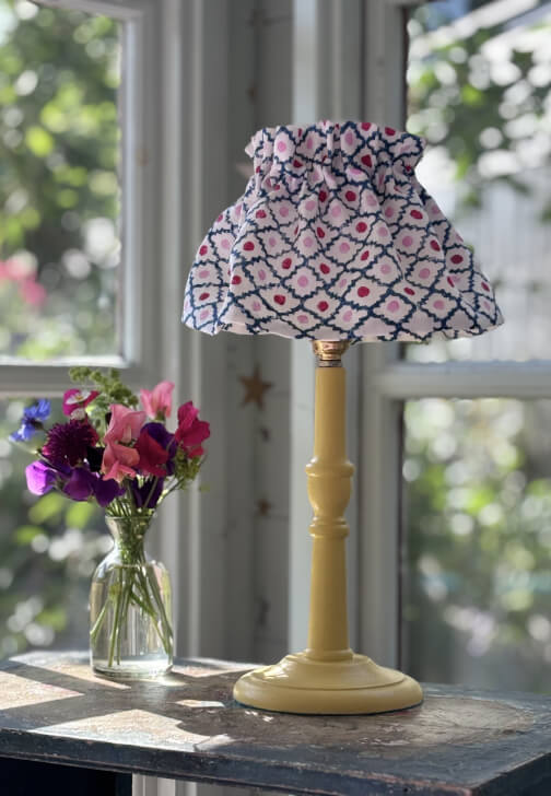 Block Print a Lampshade Skirt Workshop