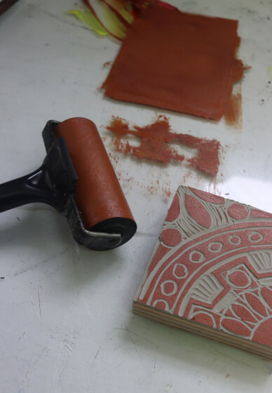Block Printing Introduction Workshop