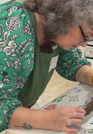 Block Printing Workshop - Print Your Own Tea Towel / Cushion / Tote