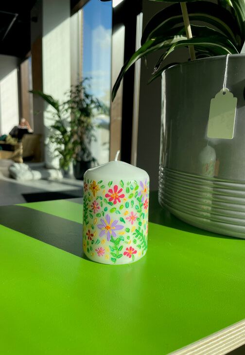Bloom and Glow: Spring Candle Painting Workshop