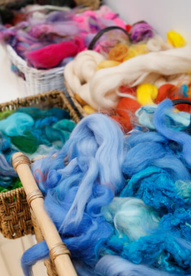 Needle Felting Art Workshop with Bluebell Wood Theme