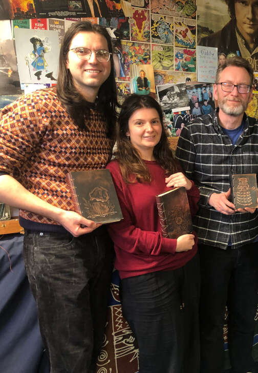 Bookbinding Class: Unique Copper Repoussé