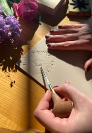 Botanical Lino Block Printing Workshop