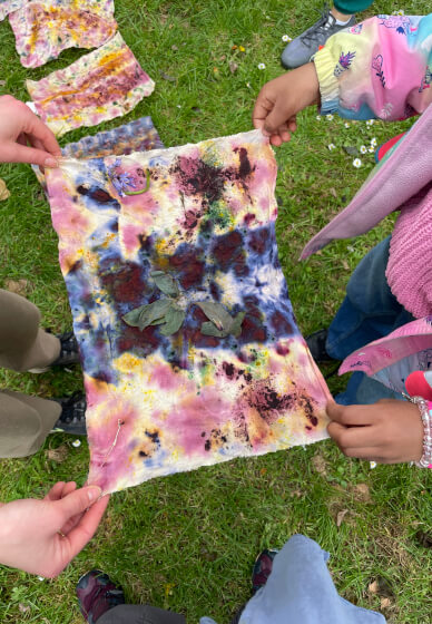 Botanical Dyeing Class for Children and Families