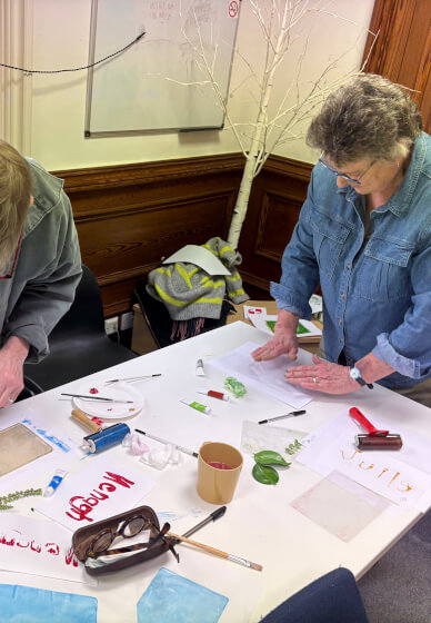 Botanical Gelli Pad Printing Workshop