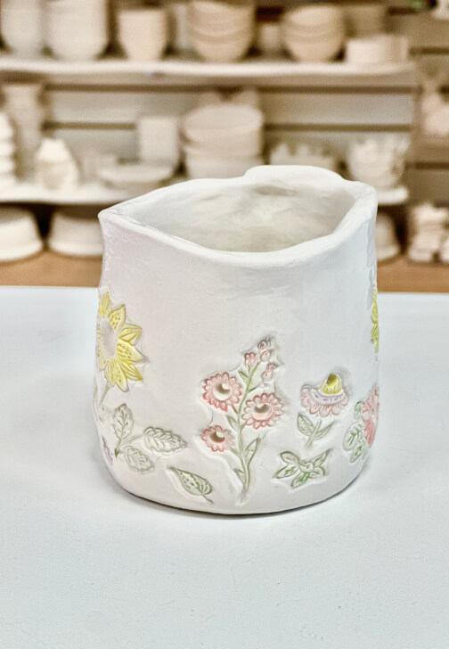 Botanical Pots Pottery Class
