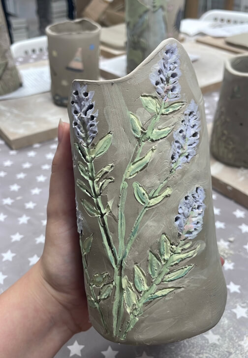 Botanical Pots Pottery Class