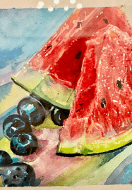 Botanical Watercolour Class: Summer Fruits