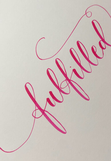 Beginner Brush Calligraphy and Watercolour Wildflower Workshop