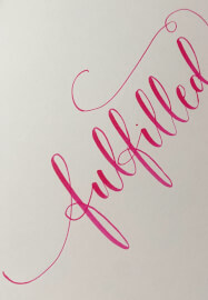 Beginner Brush Calligraphy and Watercolour Wildflower Workshop