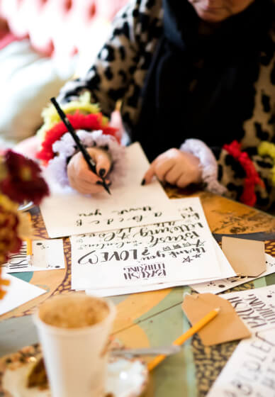 Brush Lettering Workshop: Gift Wrap Set