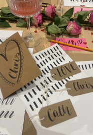 Brush Lettering Workshop: Gift Wrap Set