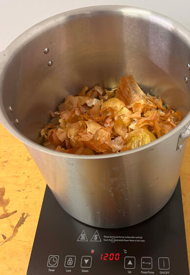 Bundle Dyeing Workshop Using Kitchen Waste