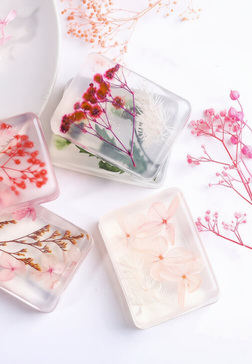 BYOB Botanical Crystal Soap Making Workshop – Make 4 Pieces
