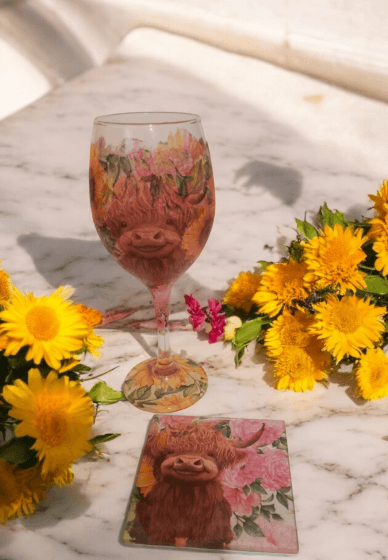 BYOB Decoupage Workshop: Wine Glass and Coaster
