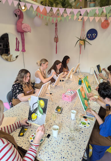 BYOB Paint and Sip Class – Coasters or Trinket Dish