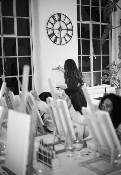 BYOB Unguided Paint and Sip Experience