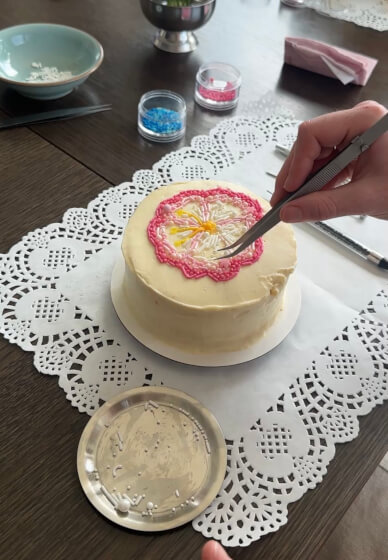 Cake Embroidery Experience
