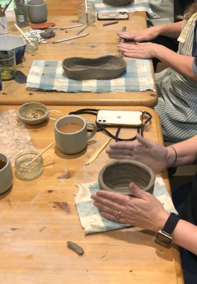 Hand-Building Pottery Workshop in Hampshire