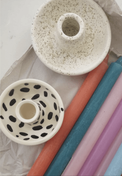 Candle Holder Pottery Workshop at Buckland Park