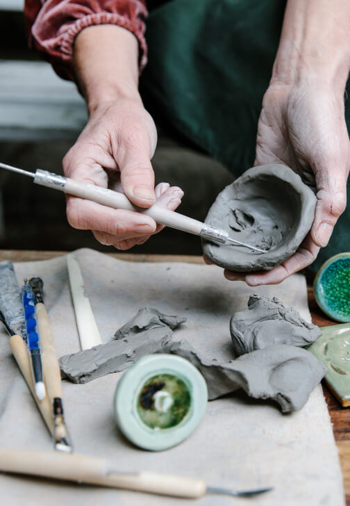Candle Holder Shrine: Hand Building Technique Class