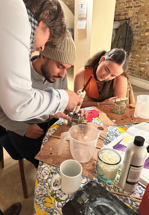 Candle Making Class in Mayfair