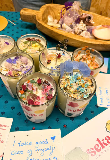 Candle Making Class: Magick, Affirmations and Crystal Work