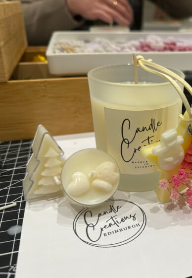 Rachel's Art - Candle Making Kit for Kids - DIY Kids Candle Making Kit -  Design and Make Your Own Candles - Craft Supplies & Materials - 3 Glass