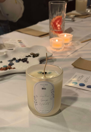 Candle Making Workshop in Northampton