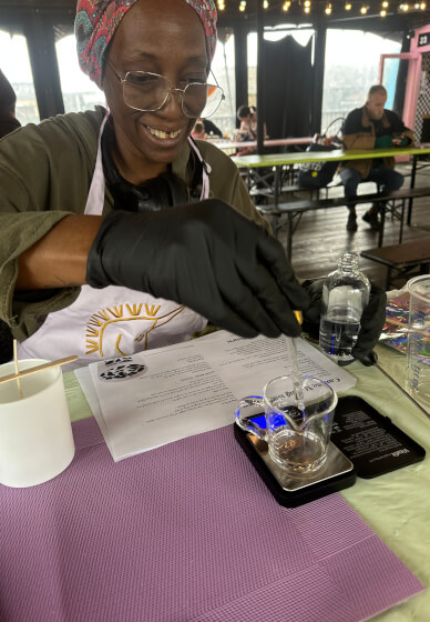 Candle Making Workshop with Caribbean Lunch