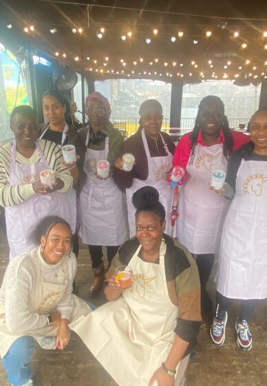 Candle Making Workshop with Caribbean Lunch