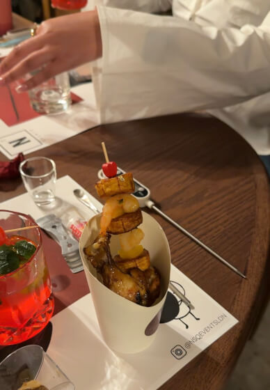Candles, Canapes and Cocktails Experience