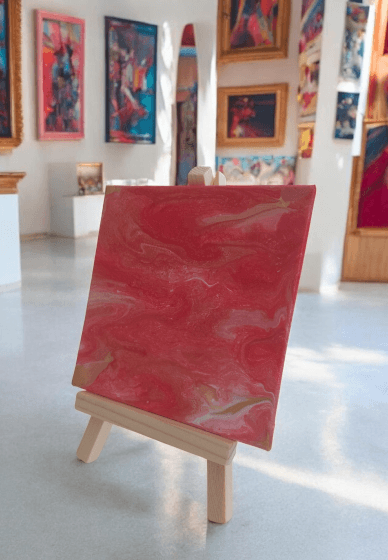 Canvas Paint Pouring Fluid Art Workshop