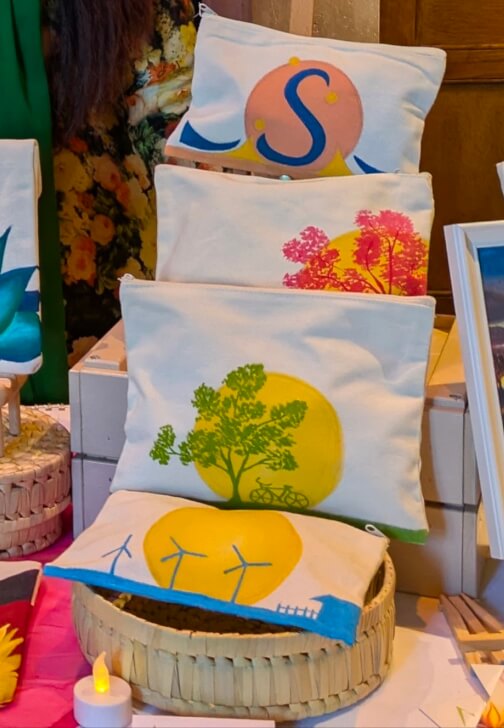 Canvas Pouch Painting