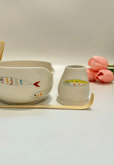 Ceramic Painting Workshop: Matcha Set