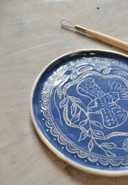 Ceramic Sgraffito Plate Workshop
