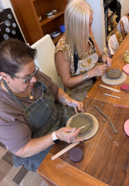 Ceramic Shells and Flowers Workshop