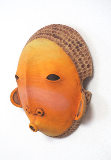 Ceramic Wall Mask with Sgraffito Decoration Workshop