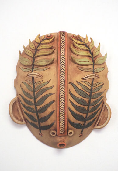 Ceramic Wall Mask with Sgraffito Decoration Workshop