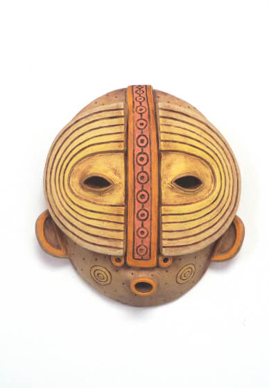 Ceramic Wall Mask with Sgraffito Decoration Workshop