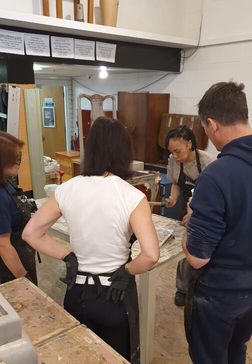 Chair Upcycling Workshop: Painting and Upholstery