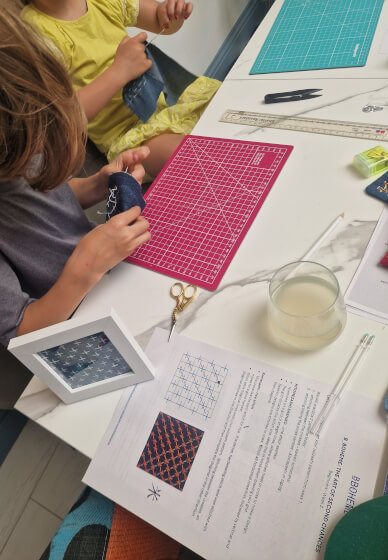 Children - Beginners Sashiko Summer Course